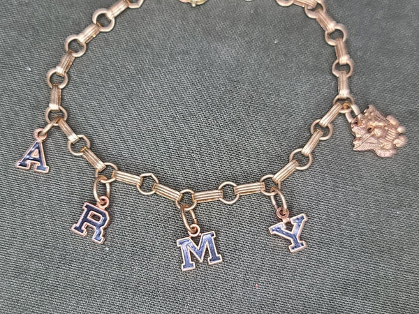 Army Letter Bracelet