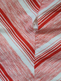 German Red and White Striped Dress <br> (B-34" W-26" H-37")