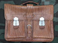German Brown Leather Briefcase
