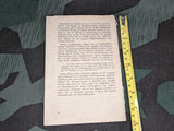 Kriegsgefangene Wehrmacht Book For Handling Prisoners