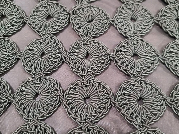 Large Brown Crocheted Corde Handbag