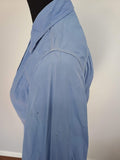 WAVES Reserve Blue Blouse (as-is) <br> (B-34" W-29")
