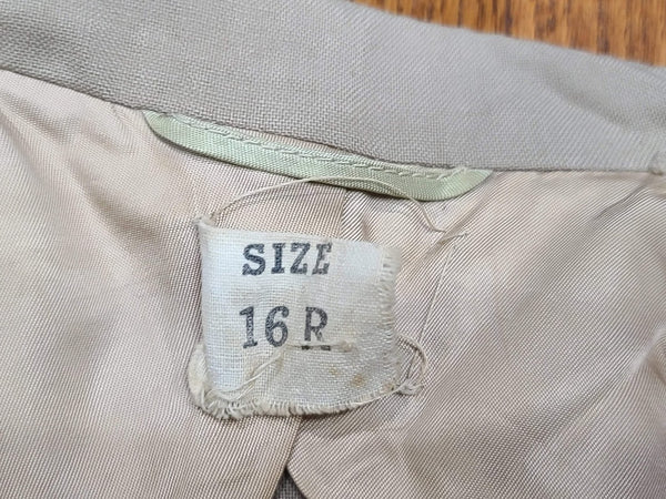 Khaki WAC Jacket 16R <br> (B-38" W-32")