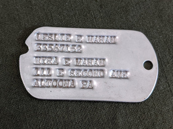 WWII U.S. Dog Tag