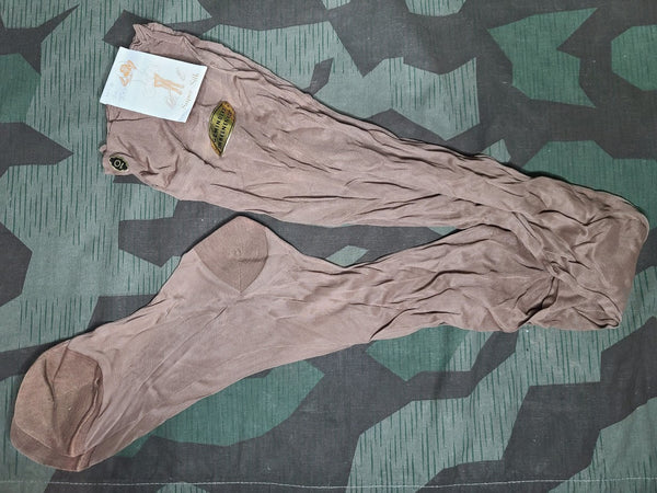 Dutch Silk Seamed Stockings - New Old Stock with Tags