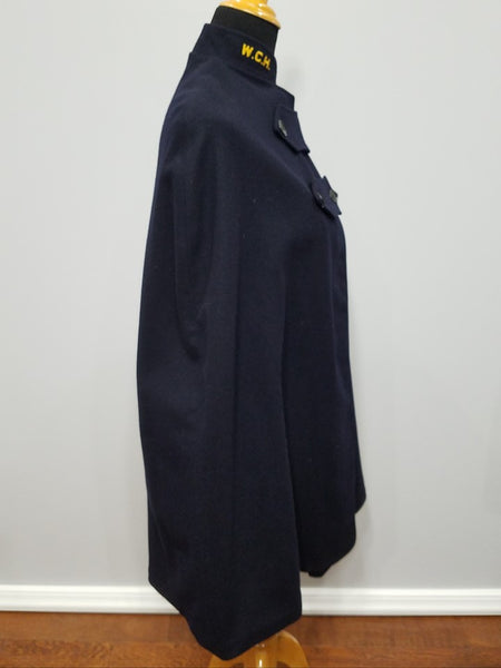 Navy Blue Nurse's Cape W.C.H.