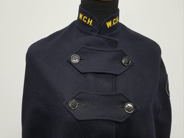 Navy Blue Nurse's Cape W.C.H.