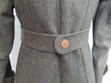 Gray Winter Coat with Hood