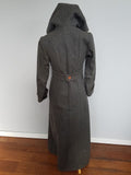 Gray Winter Coat with Hood