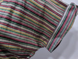 Striped Dress with Rhinestone Buttons <br> (B-37.5" W-28" H-42")