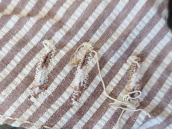 NOS 1944 Roll of 10 Seersucker Nurse Hats