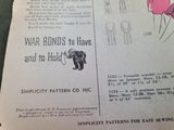 October 1944 Simplicity Prevue Catalog