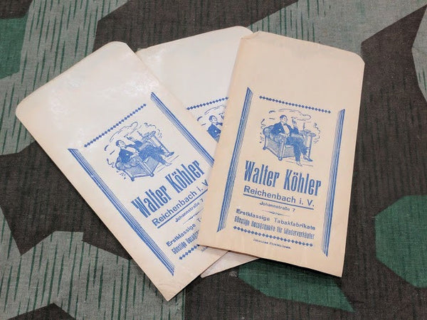 Original Tobacco Paper Bags Walter Köhler