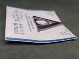 Sterling Silver V Photo Pin on Card