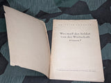 Tornisterschrift What a Soldier Needs to Know About the Economy