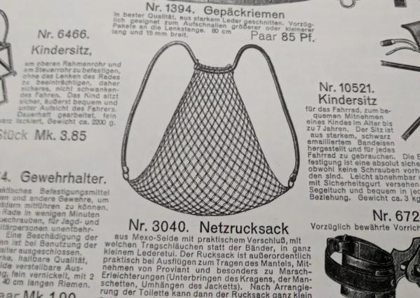 Red and Gray Net Backpack