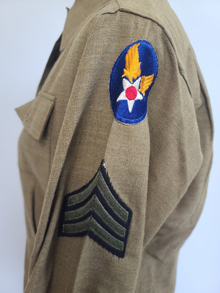 Women's OD Wool Blouse (Army Air Corps Patch) <br> (B-42" W-37")