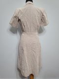 ANC Seersucker Hospital Dress and Cap <br> (B-36" W-28" H-38")