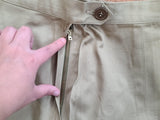 WAAC / WAC Khaki Skirt (Size 16) <br> (W-27.5" H-38")