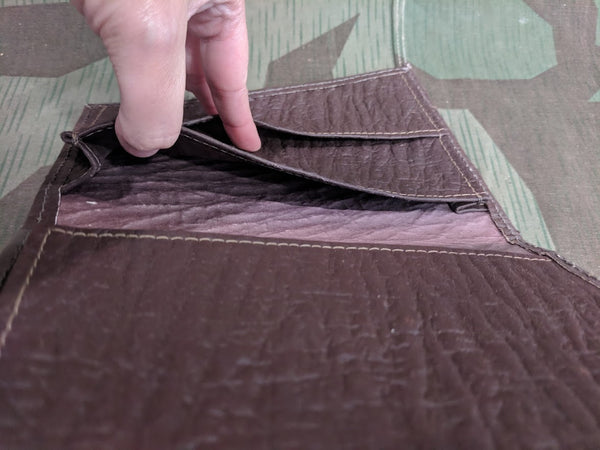 Dark Brown Pressed Paper Wallet