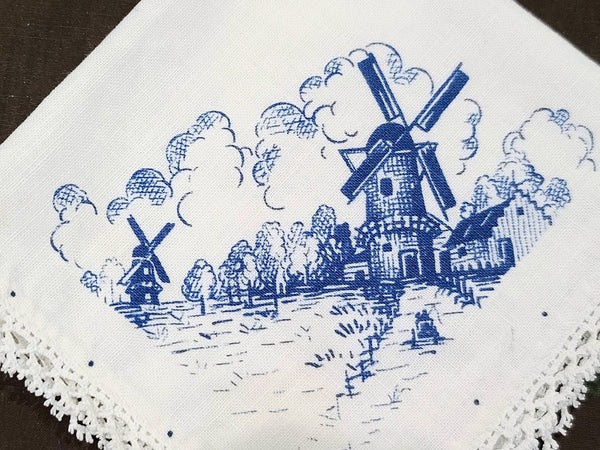 Vintage Windmill Hankie