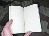 German Notebook with 1937/1938 Calendar