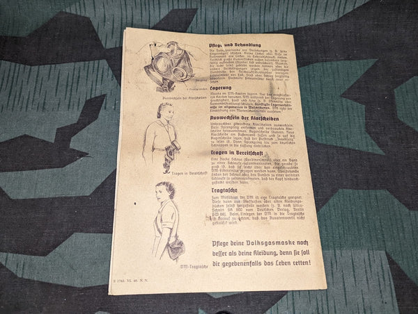 VM40 Volksgasmaske Luftschutz