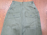 Women's Army HBT Trousers S <br> (23"-26" Waist)
