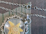 Edelweiss Flower Necklace 800 Silver