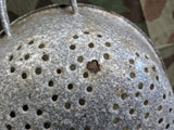 German Helmet made into a Strainer