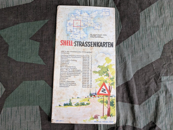 Shell Map Thüringen - Mitteldeutschland DRGM