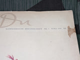 "Du" March of 1944 Swiss Magazine