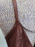 Reddish-Brown Slip (as-is) <br> (B-34" W-29" H-36")
