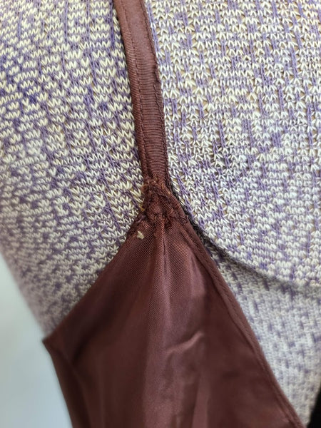 Reddish-Brown Slip (as-is) <br> (B-34" W-29" H-36")