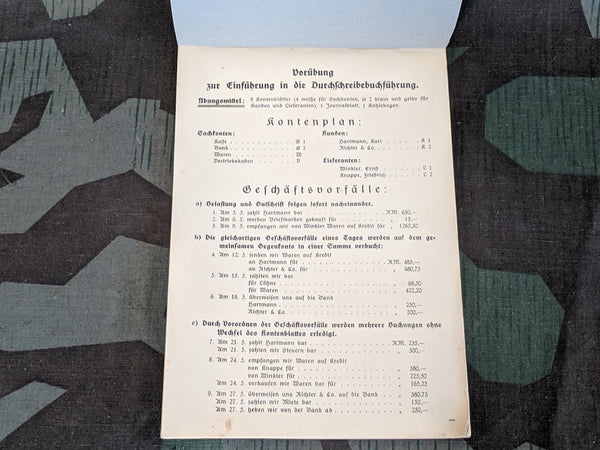 Seiden-Großhandlung Receipt Book 1937
