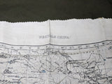 Original Silk Map of China