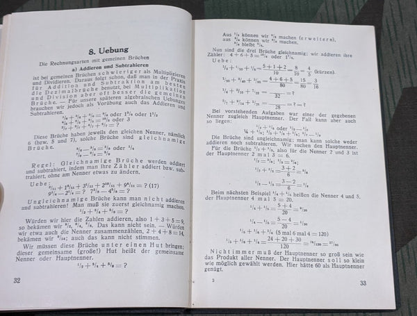 Arbietsfront "Das Technische Rechnen" Book (The Technical Calculator)