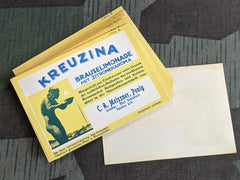 Vintage German Kreuzina Brauslimonade Labels