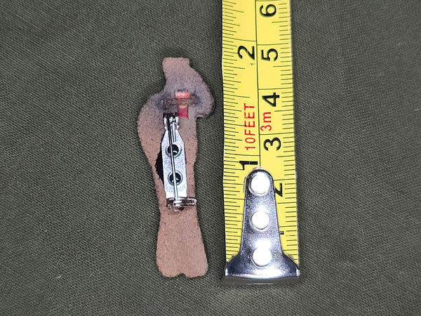 Leather Navy Sailor Pin