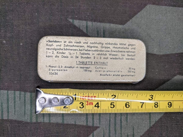 Saridon Flu, Pain and Fever Pill Tin
