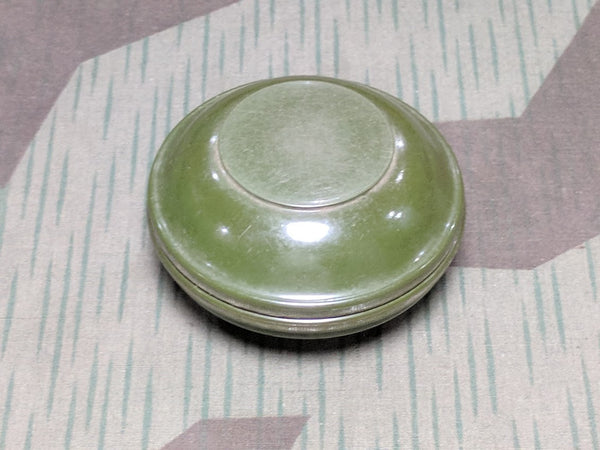 Bergmann & Co. DRGM Green Bakelite Soap/Perfume Container