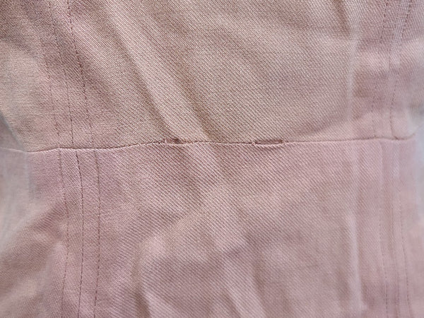 Pink Button Down Dress <br> (B-33" W-26" H-31")