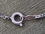 Sterling US Army Eagle Necklace