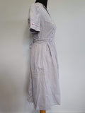 Gray Dress with Embroidered Ribbon <br> (B-37" W-28" H-42")