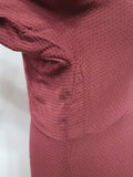 German Maroon Long Sleeve Dress <br> (B-40" W-34" H-40")