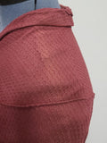 German Maroon Long Sleeve Dress <br> (B-40" W-34" H-40")
