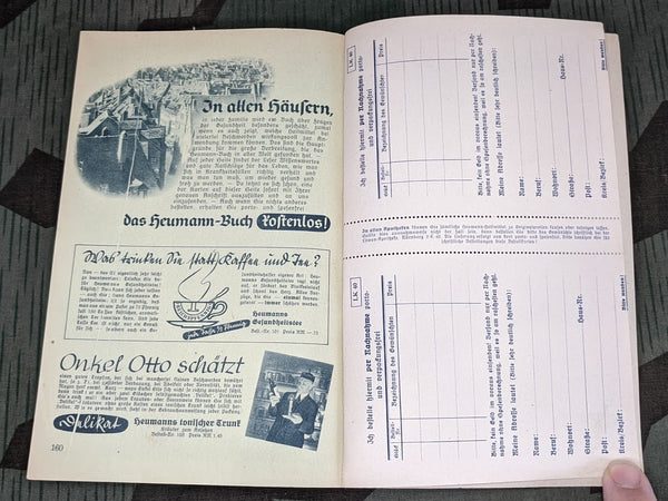 Neumanns 1940 Health Calendar