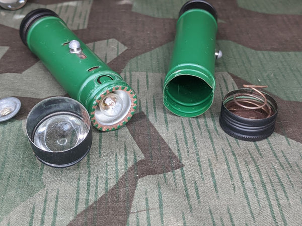 Pertrix No. 575 Green Flashlight