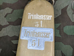 5L Trinkwasser Stencil Cardboard