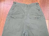 Women's Army HBT Trousers Size M <br>(26"-28" Waist)